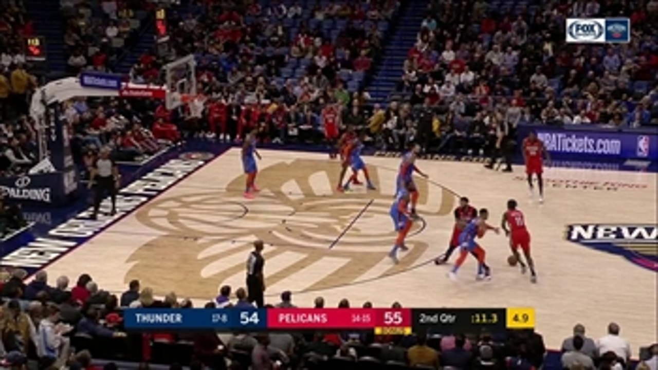 HIGHLIGHTS: Well timed Lob to Anthony Davis in the 2nd