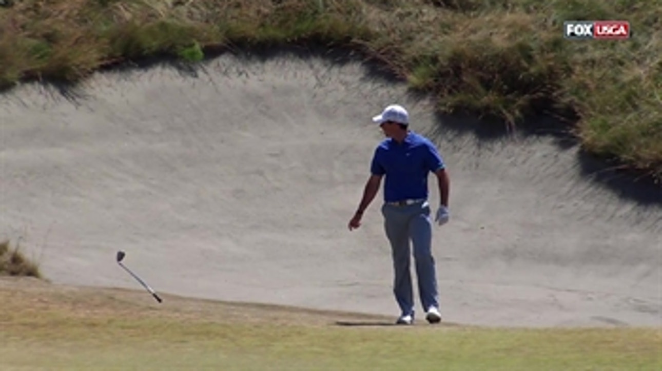 Rory McIlroy struggles on 18th, still finishes with par -2015 U.S. Open Highlights