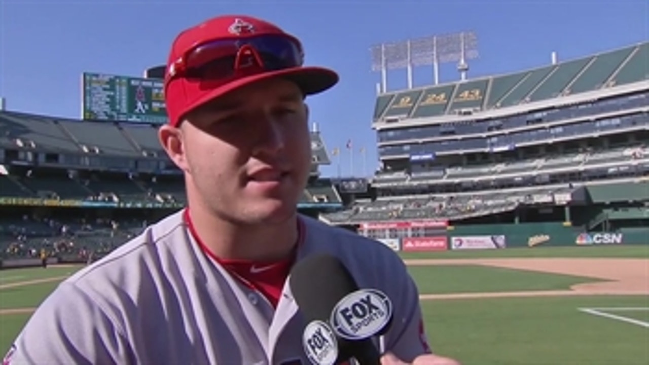 Mike Trout staying positive to end 2016 season