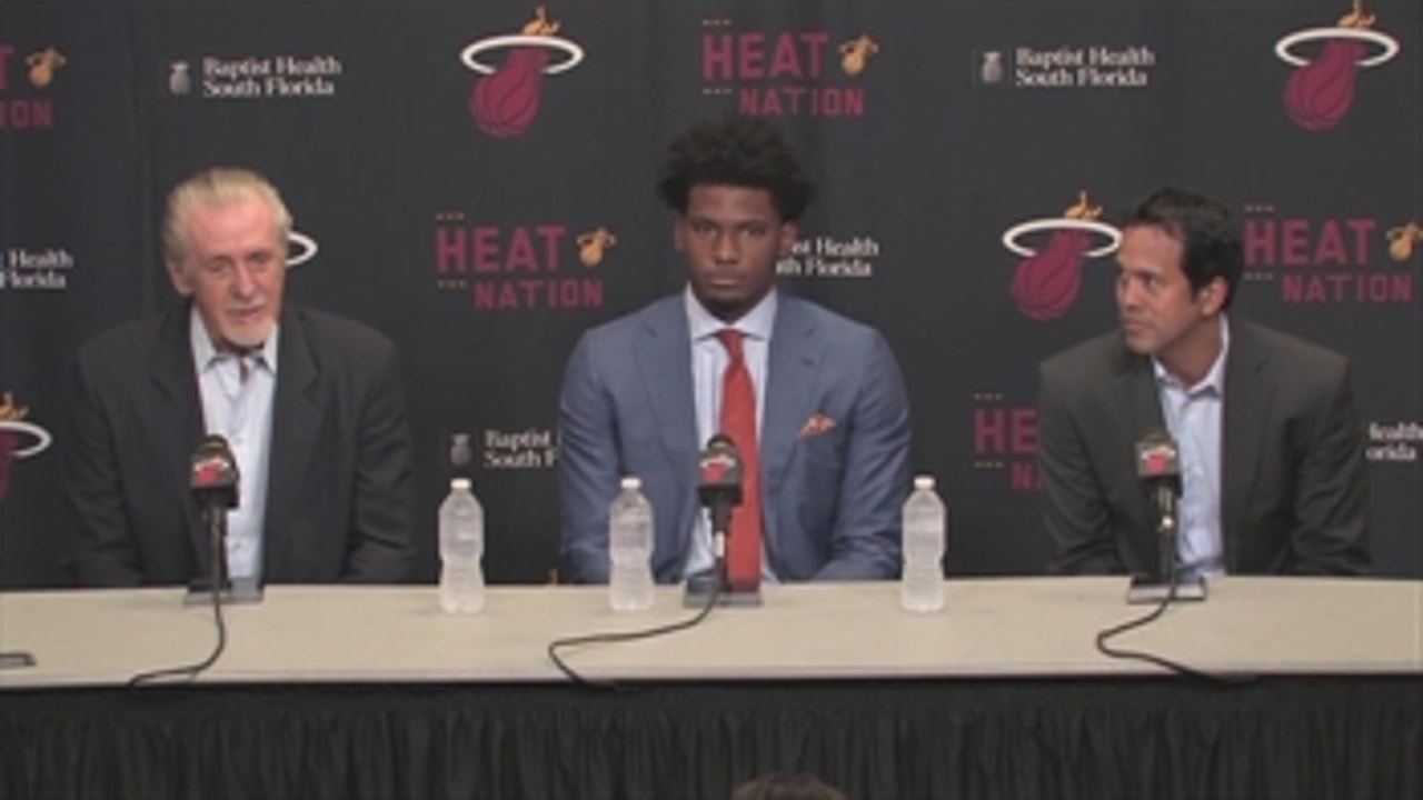Heat introduce top pick Justise Winslow