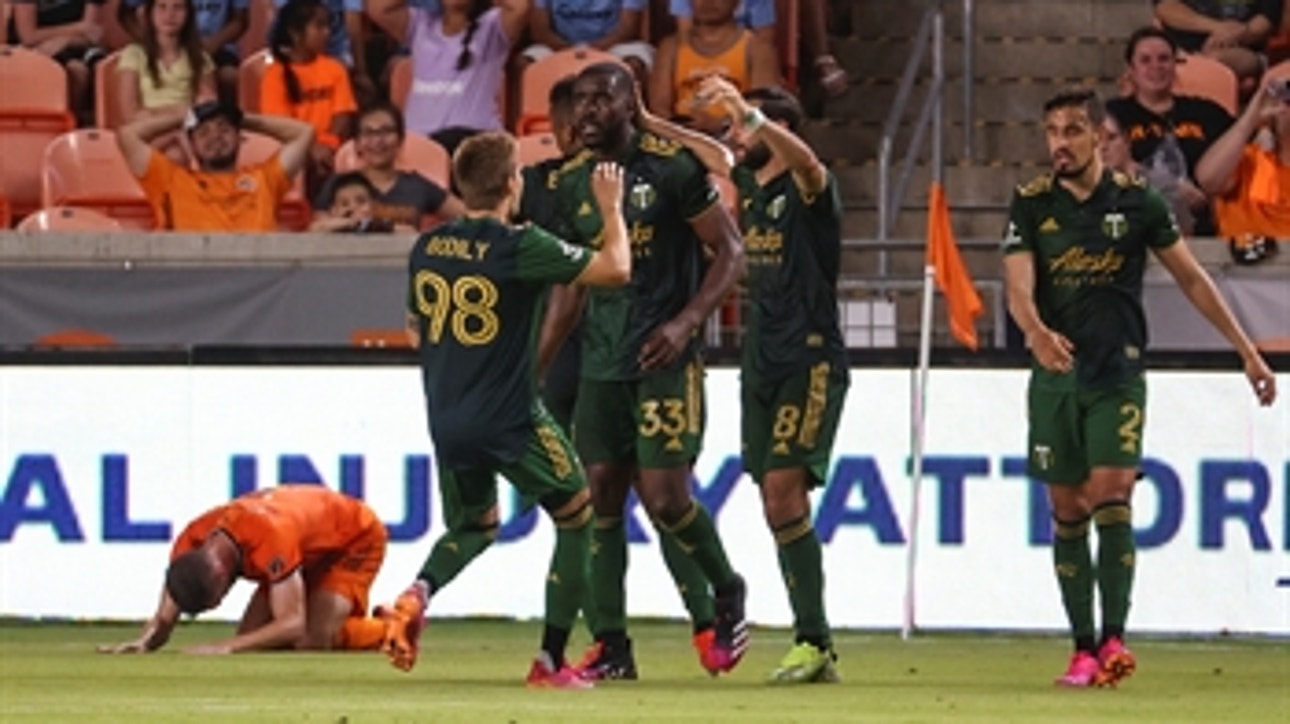 Jeremy Ebobisse's added-time equalizer helps Timbers salvage 2-2 draw vs. Houston Dynamo