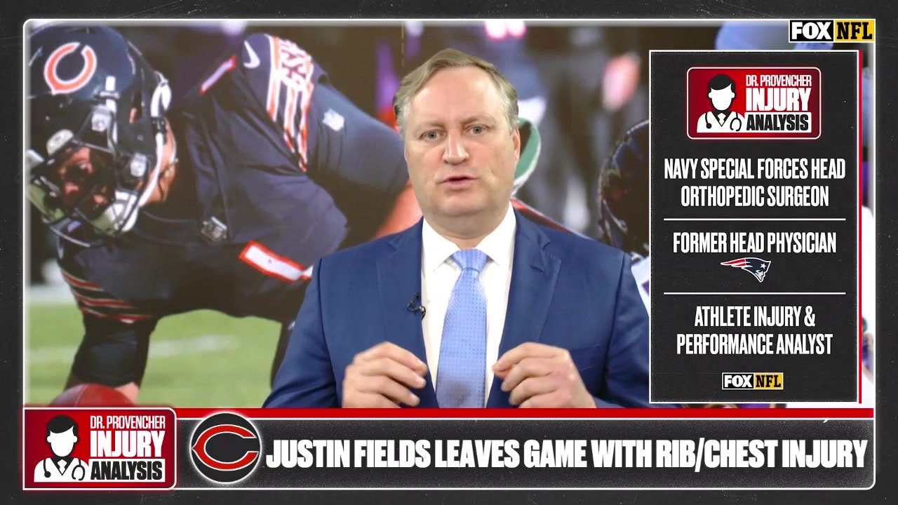 'Justin Fields may miss 1-2 games' - Dr. Matt Provencher on rookie's chest/rib injury