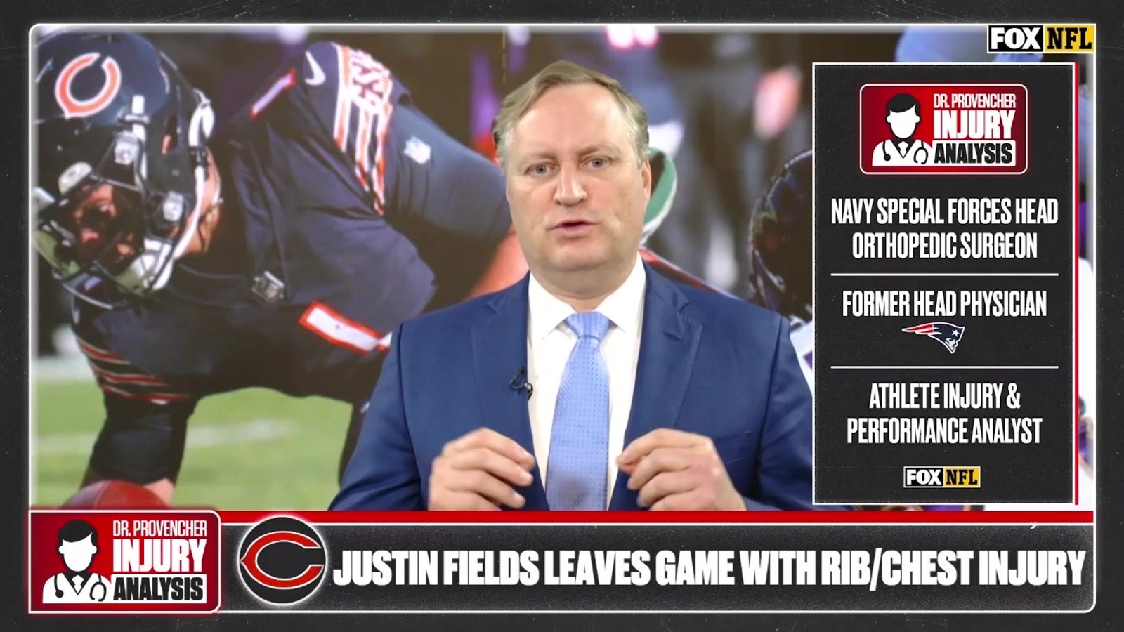 'Justin Fields may miss 1-2 games'