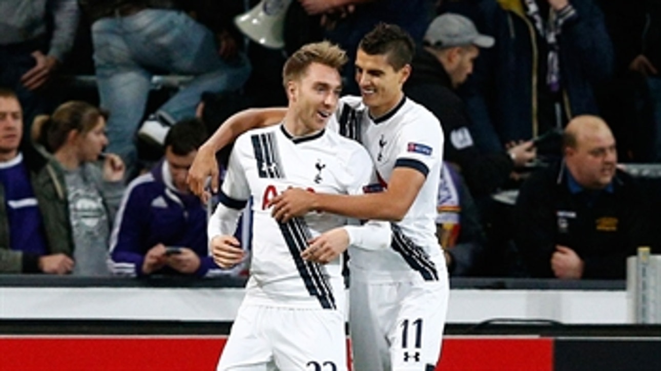 Eriksen goal puts Tottenham up against Anderlecht ' 2015-16 UEFA Europa League Highlights