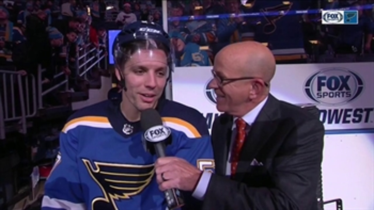 Perron: Blues' win over Panthers was 'huge for our club'