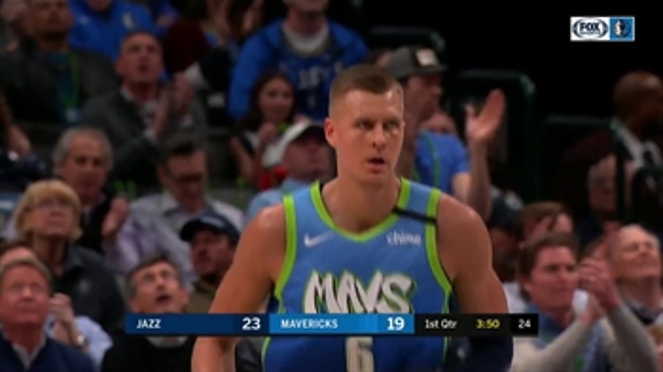 HIGHLIGHTS: Kristaps Porzingis Makes the Long Range Three