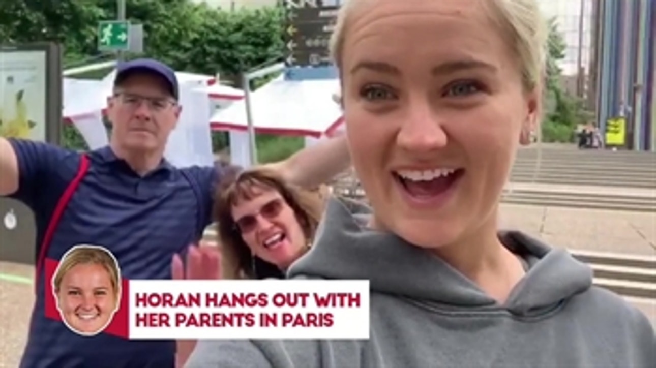 Players in Control: Lindsey Horan hangs out with parents in Paris