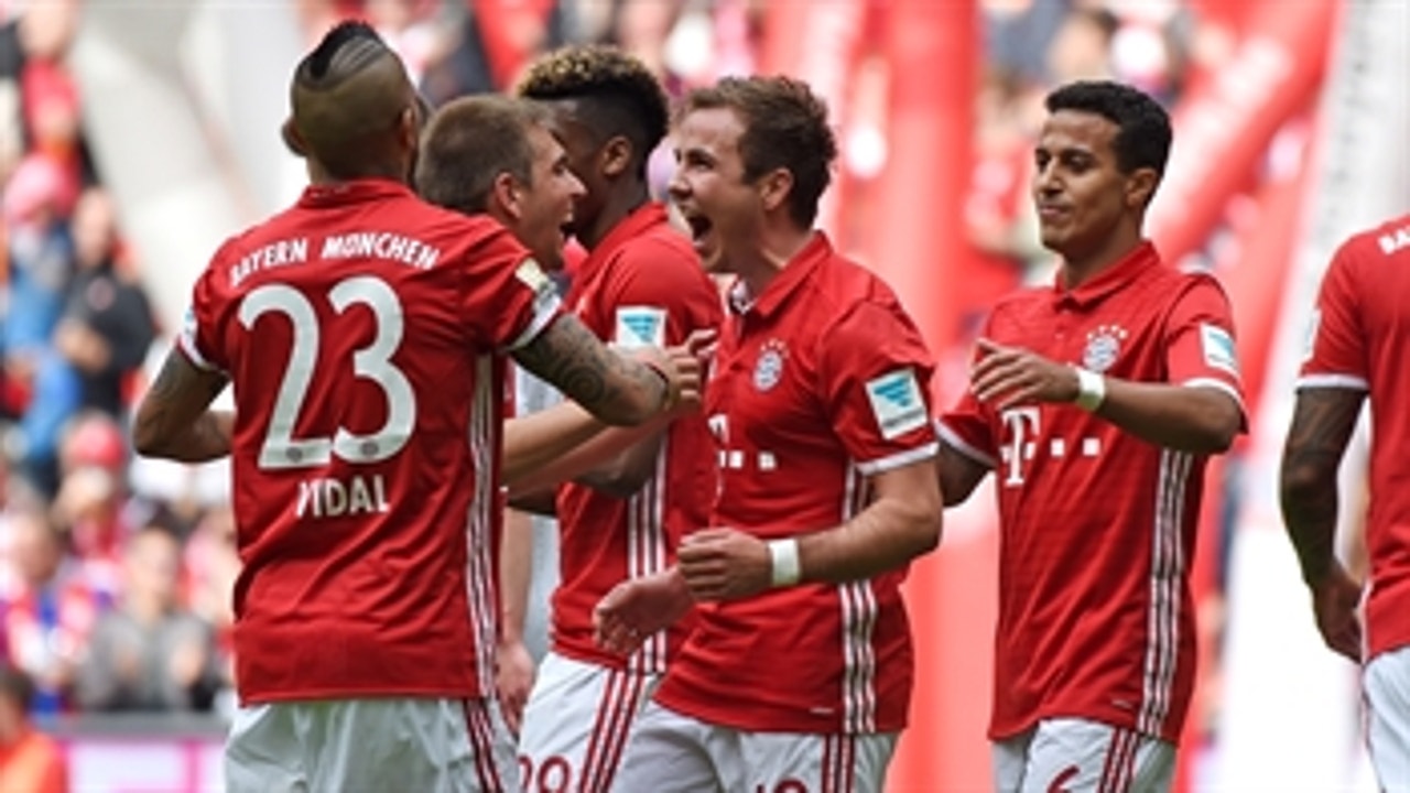 Mario Gotze scores Bayern's third with powerful shot ' 2015-16 Bundesliga Highlights