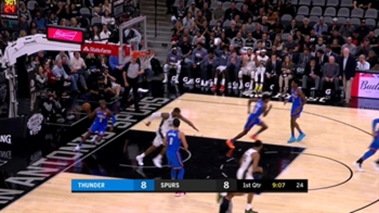 HIGHLIGHTS: Chris Paul to Steven Adams for the SLAM
