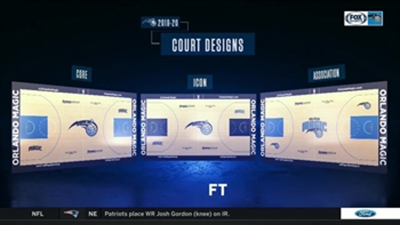 The Magic will play on some new courts this season