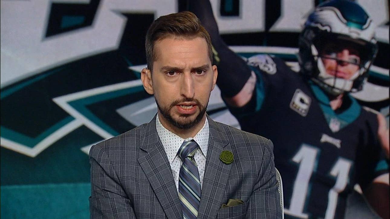 Nick Wright shuts down the Carson Wentz vs. Patrick Mahomes comparison ' NFL ' FIRST THINGS FIRST