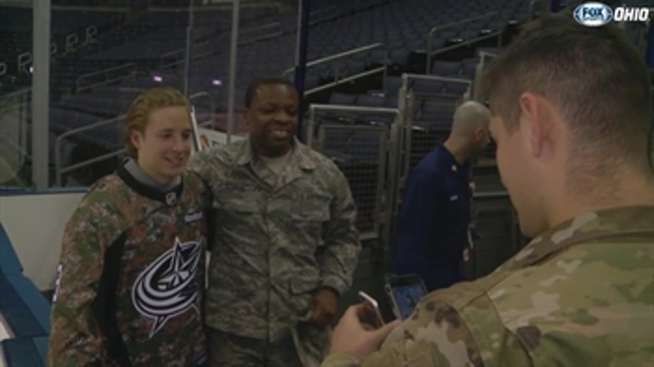 Blue Jackets' Cam Atkinson gives back to local USO
