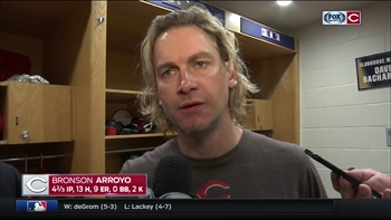 Bronson Arroyo knows he must be more consistent in starts