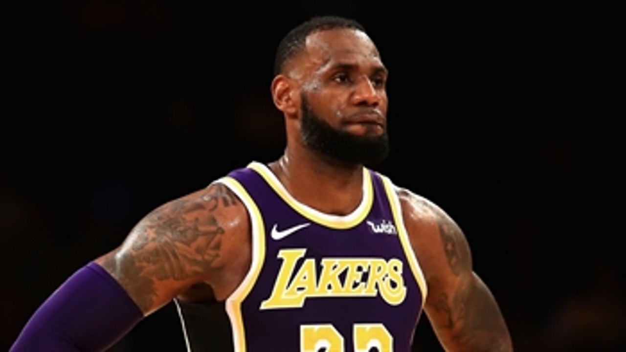 Nick Wright criticizes LeBron, Lakers for nearly blowing a 14-point lead against the Mavs last night