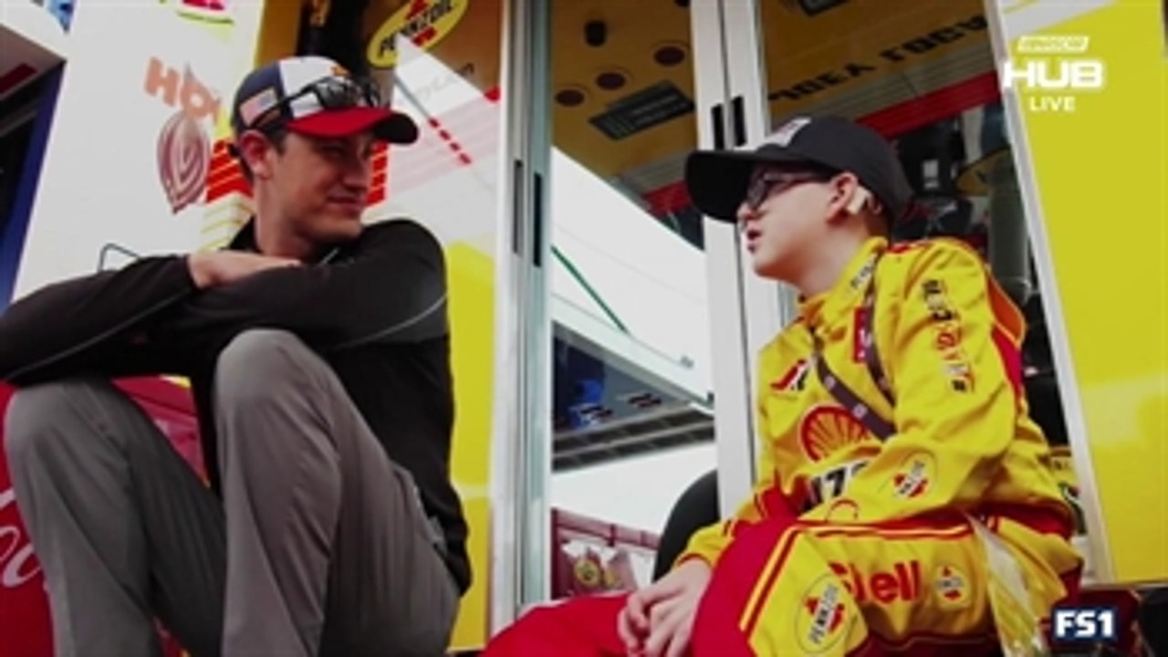 Joey Logano is making dreams come true with the "JL Kids Crew"