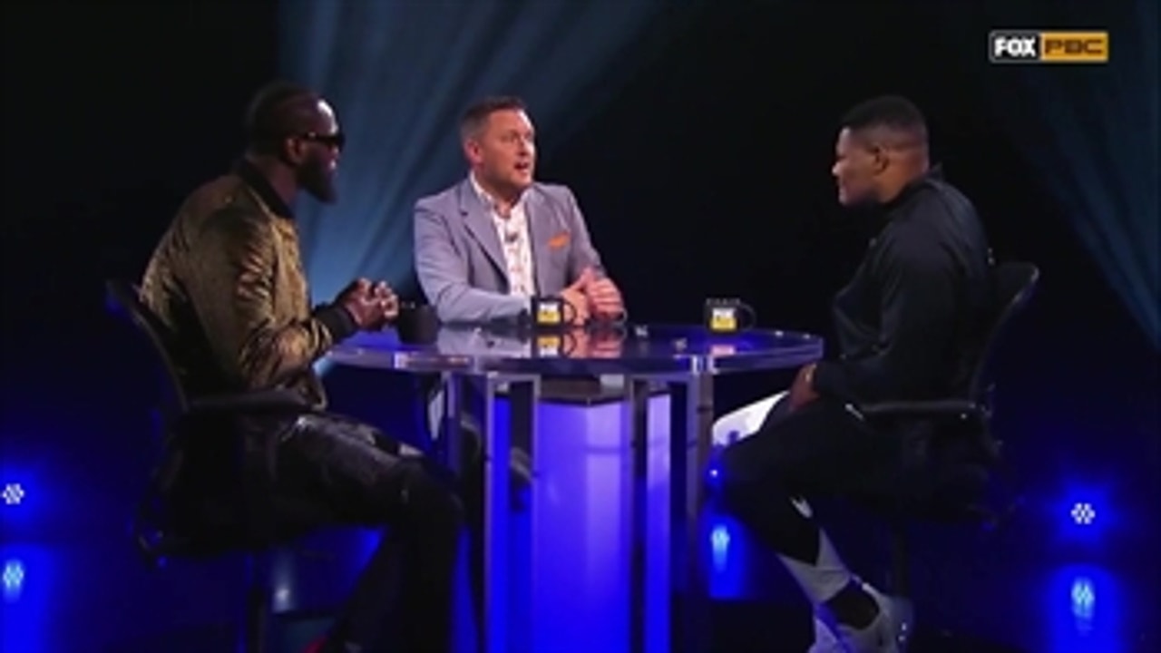 Deontay Wilder and Luis Ortiz go face-to-face before their highly-anticipated rematch