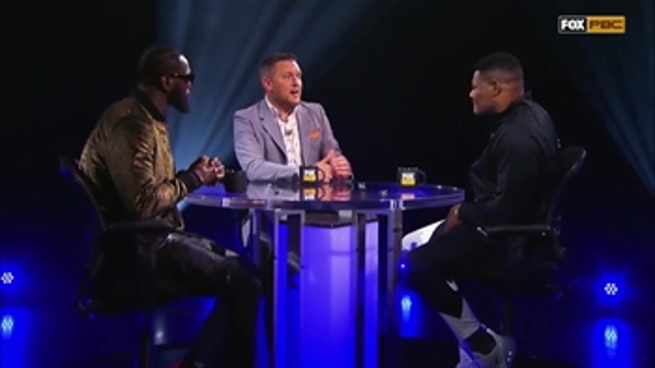 Deontay Wilder and Luis Ortiz go face-to-face before their highly-anticipated rematch