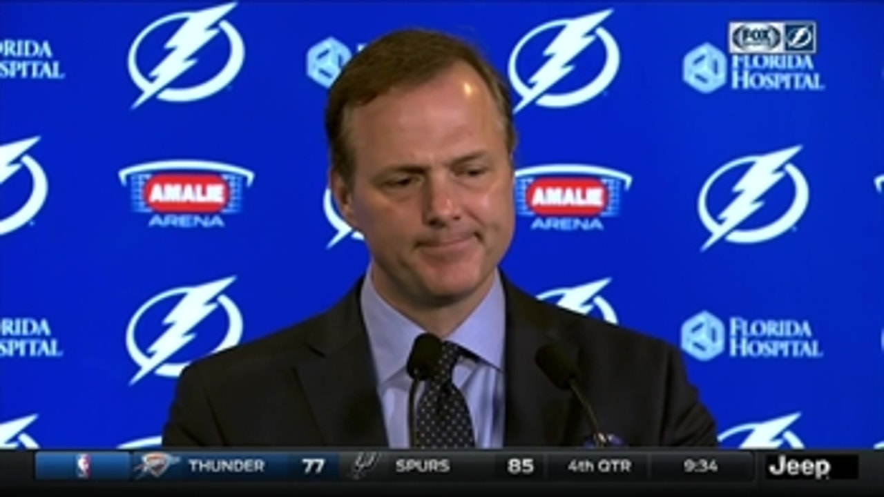 Jon Cooper: We weren't the same team in the 2nd and 3rd
