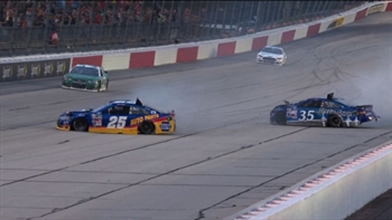 CUP: Chase Elliott Involved in Early Wreck - Darlington 2015