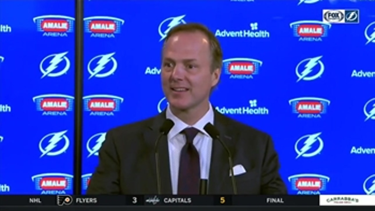 Jon Cooper describes Andrei Vasilevskiy as 'the best player on the ice tonight'