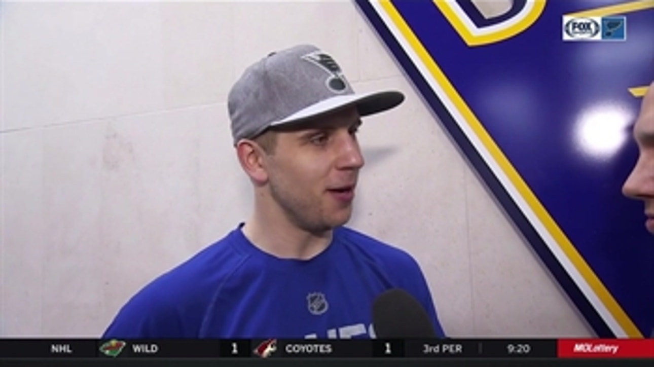 Brayden Schenn after scoring game-winner: 'It's nice to get rewarded with a goal'