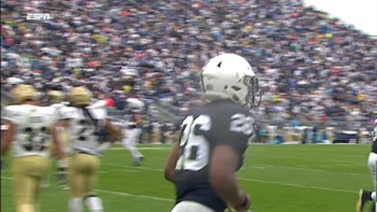 Saquon Barkley rushes for 172 yards & 2 TDs as No. 6 Penn State routs Akron, 52-0