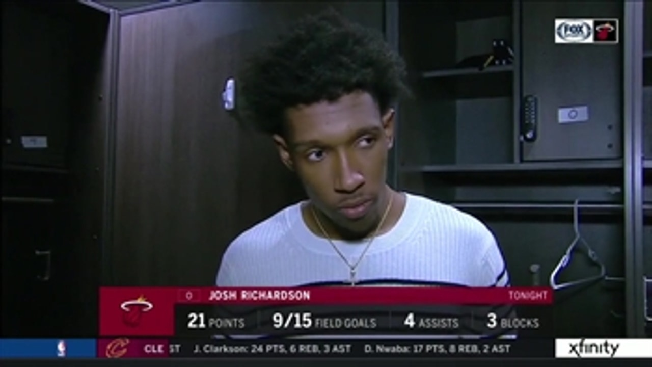 Josh Richardson: 'I think our offense got a little stagnant at the end'