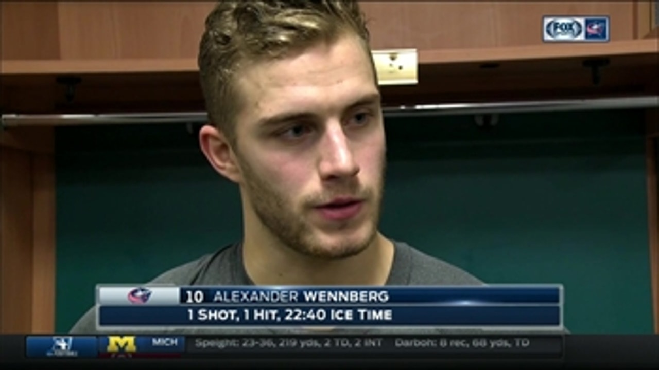 Alexander Wennberg credits Roberto Luongo for holding Blue Jackets in check