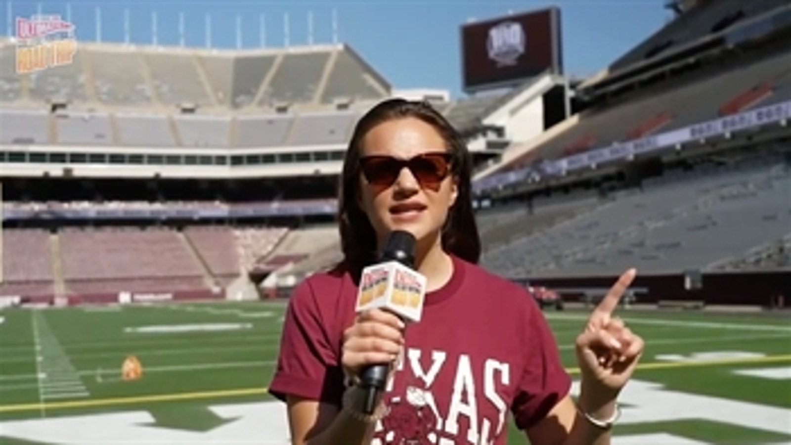 Charlotte Wilder's Texas A&M college stadium tour