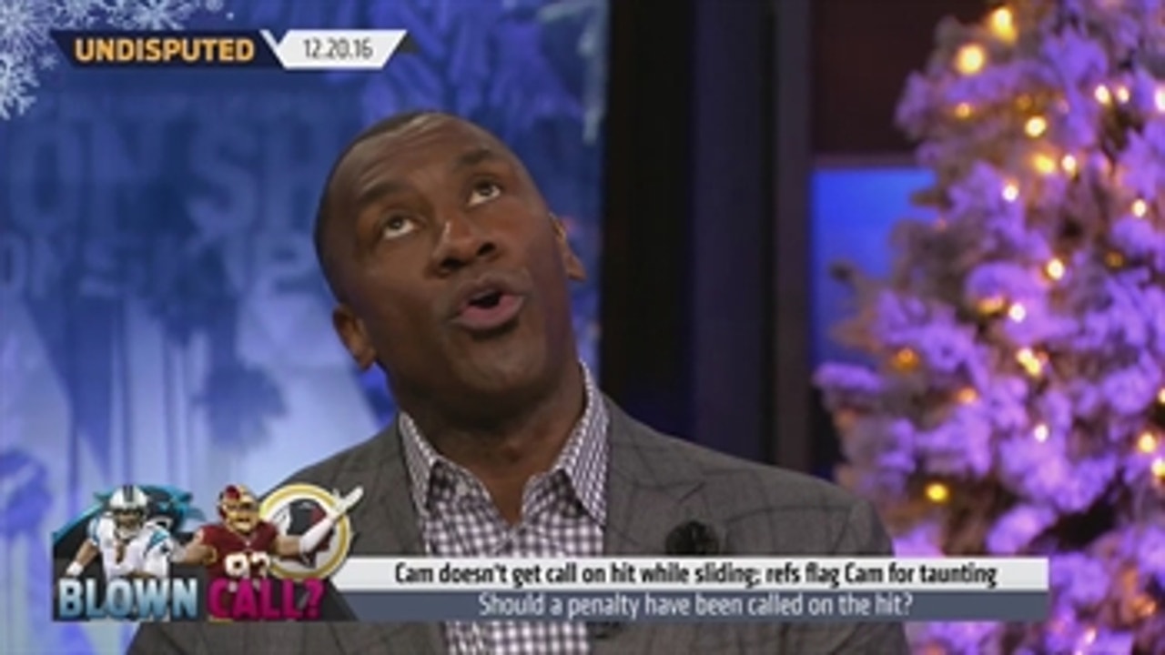 Shannon Sharpe: Cam Newton doesn't get the calls Tom Brady gets | UNDISPUTED