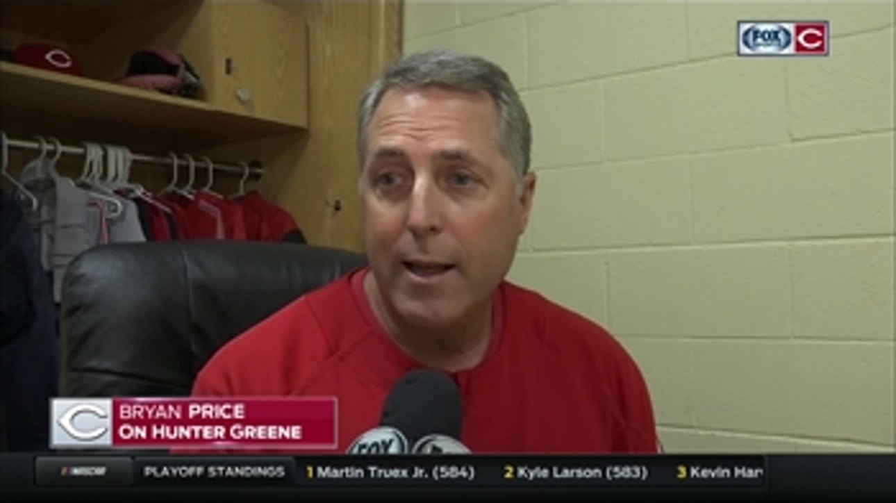 Bryan Price explains best course of action for Hunter Greene's development