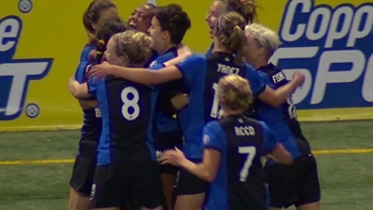 Bullock scores a volley for Seattle Reign - 2015 NWSL Highlights
