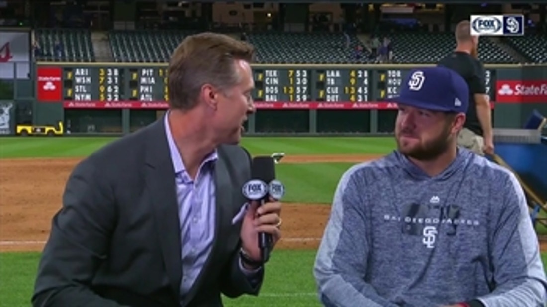Austin Allen on driving in the go-ahead run for the Padres