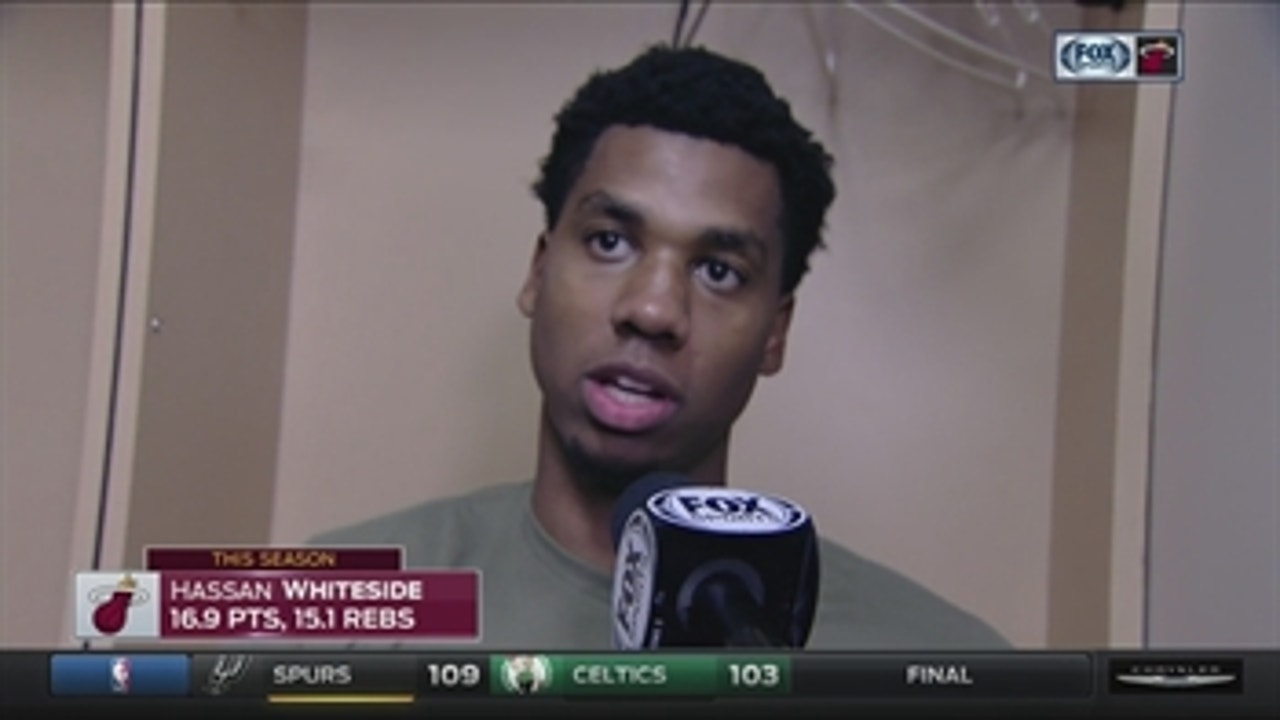 Hassan Whiteside says Heat knew their intensity needed to get better