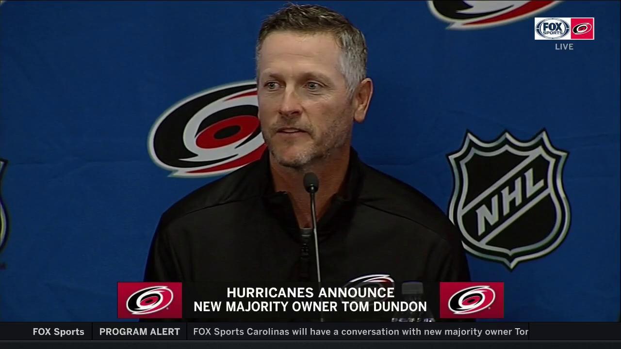 New Hurricanes owner Tom Dundon: "We're always going to keep improving everything"