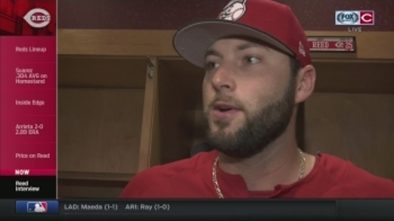 Reed happy to get opportunity in Reds rotation