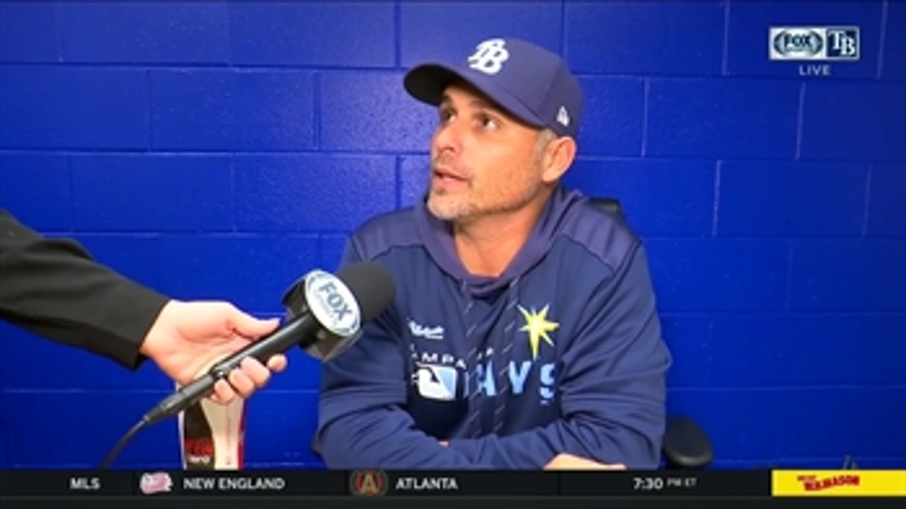 Kevin Cash recaps Blake Snell's outing in loss to Toronto, pitching rotations