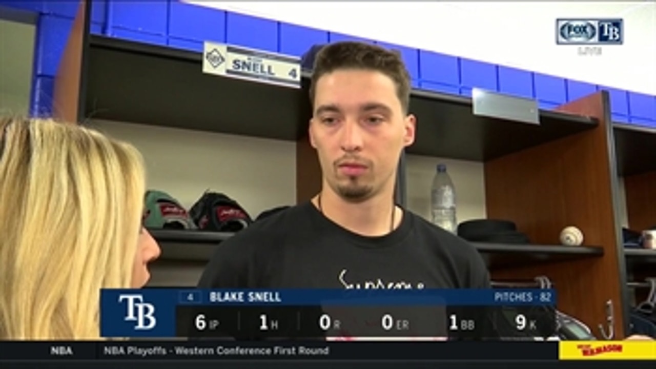 Blake Snell on coming out in 6th inning, feeling on the mound after Rays' loss to Blue Jays