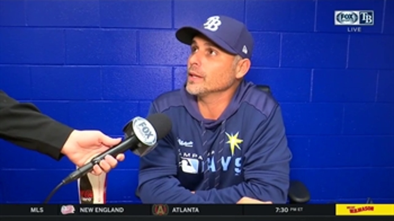 Kevin Cash recaps Blake Snell's outing in loss to Toronto, pitching rotations