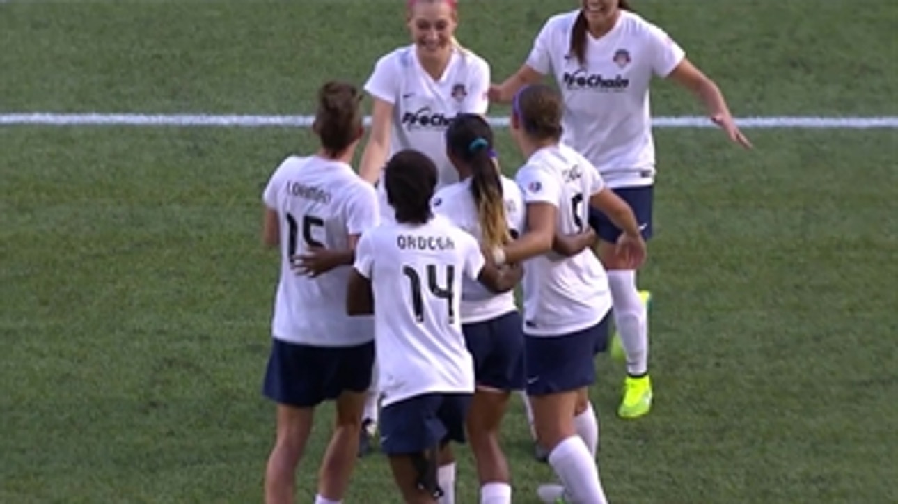 Dunn heads in second goal for Washington - 2015 NWSL Highlights