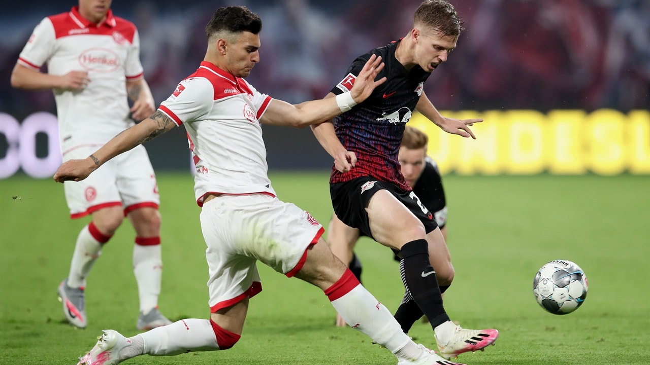 RB Leipzig blows late 2-goal lead, draws with Düsseldorf 2-2