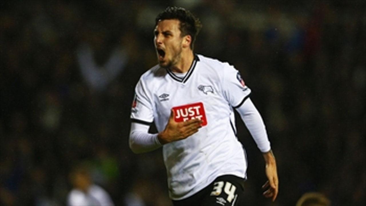 Derby County pull level through George Thorne against Manchester United ' 2015-16 FA Cup Highlights