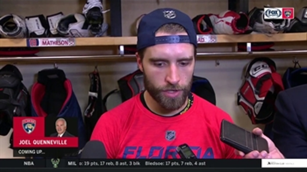 Aaron Ekblad on Panthers' win, holding the Coyotes to one goal