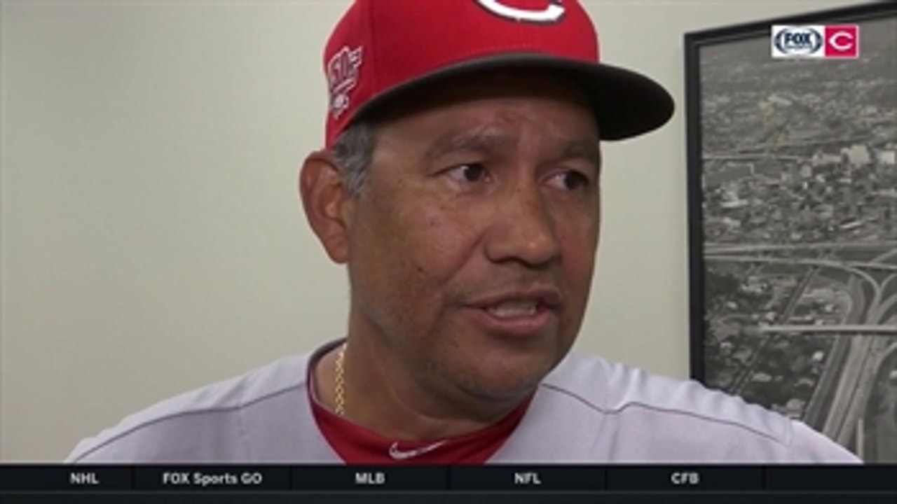 Interim Reds manager Freddie Benavides says DeSclafani ate innings, credits Fried