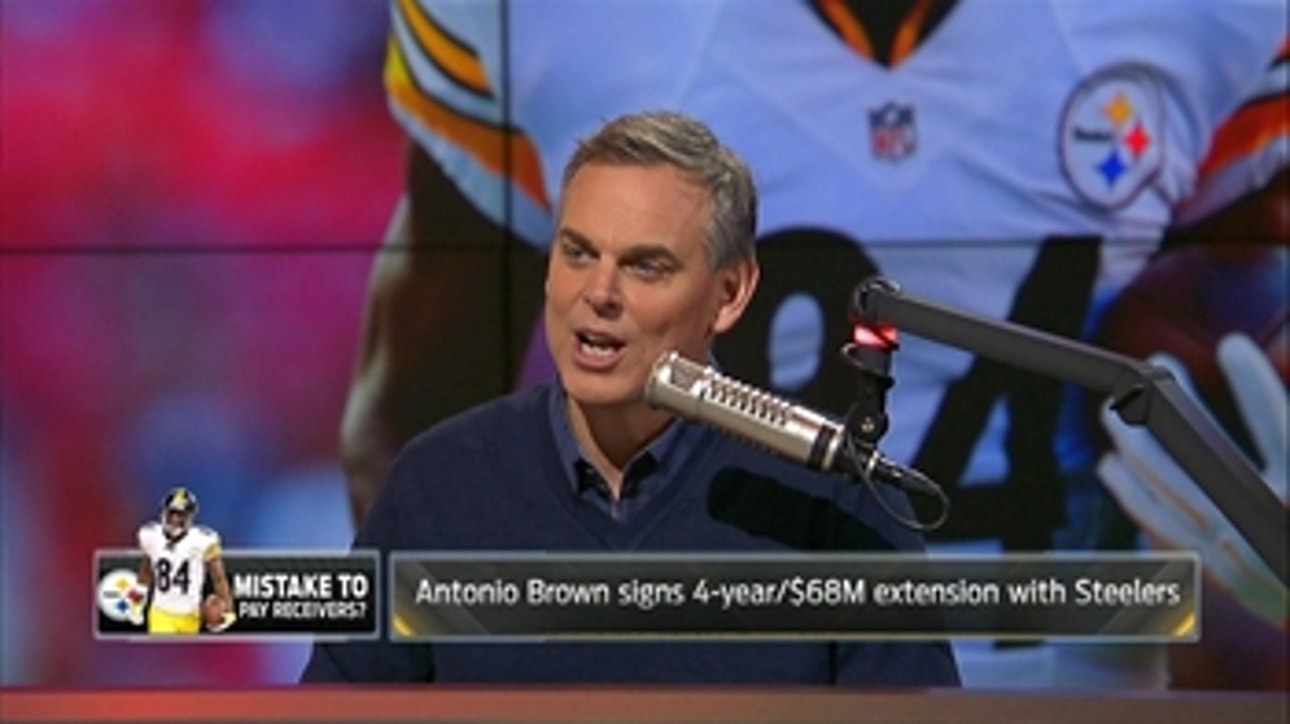Antonio Brown gets $68M extension from the Steelers - Colin reacts ' THE HERD