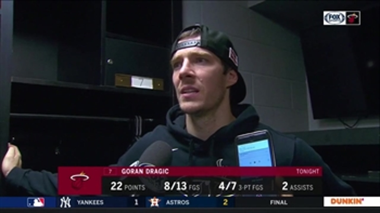 Goran Dragic: 'You can see everybody was more aggressive'