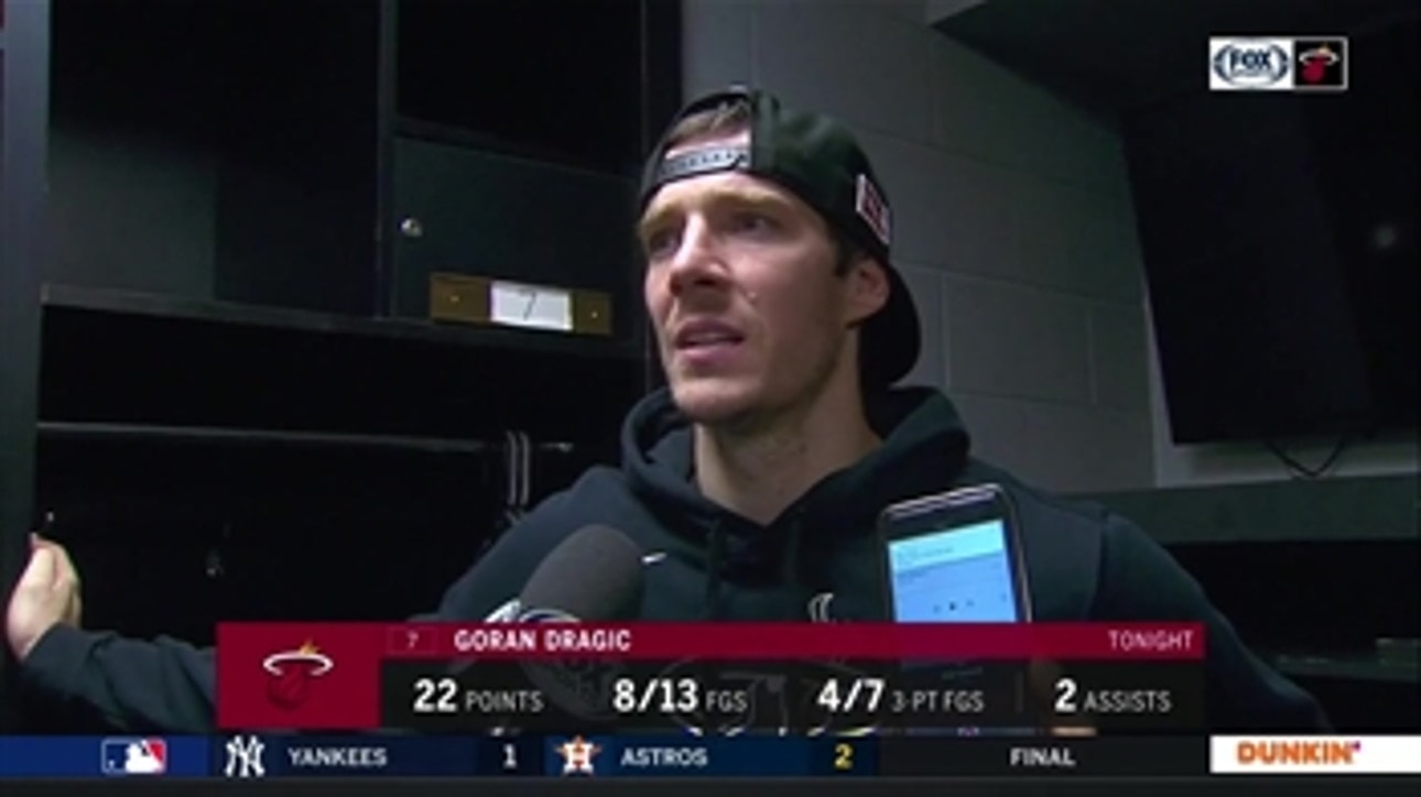 Goran Dragic: 'You can see everybody was more aggressive'
