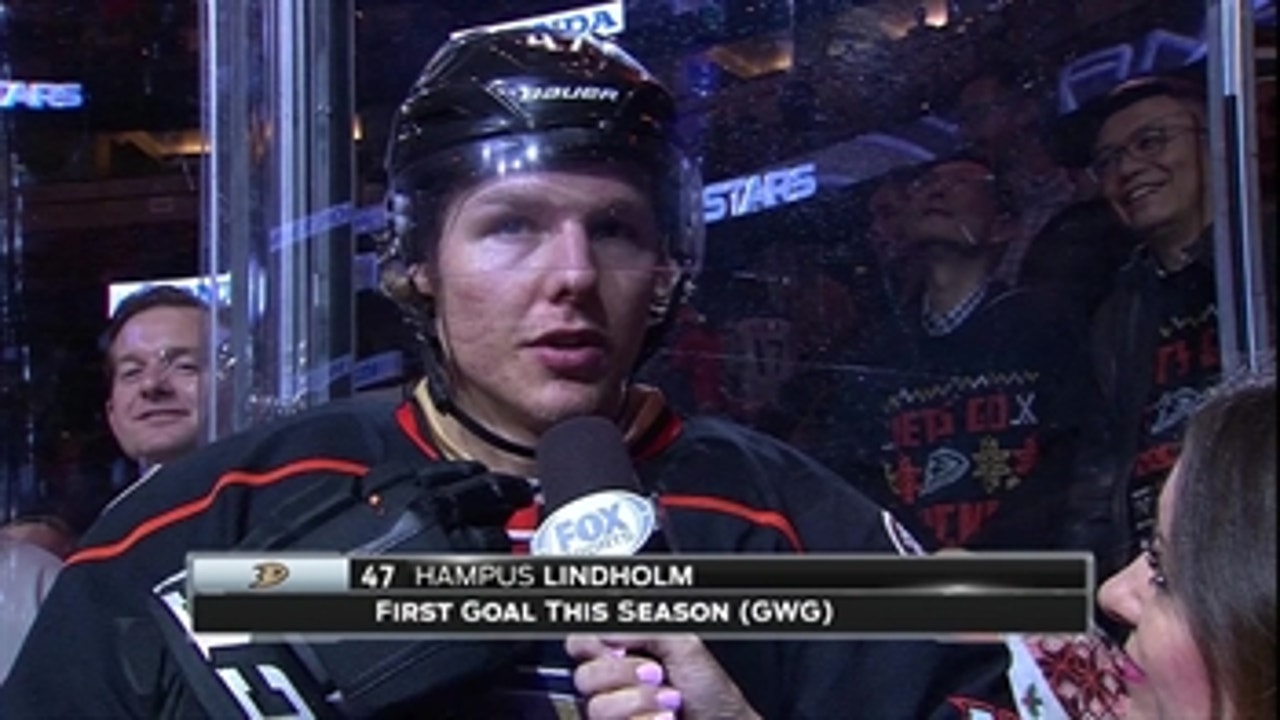 Goal by Hampus Lindholm difference maker for Ducks