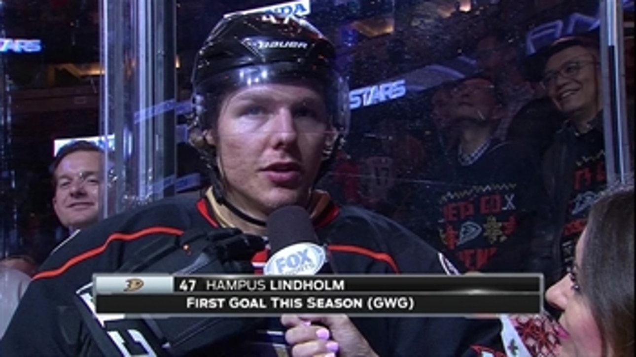 Goal by Hampus Lindholm difference maker for Ducks
