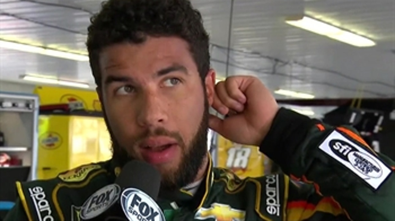Bubba Wallace explains what went wrong at pit road for early exit | 2018 POCONO | FOX NASCAR